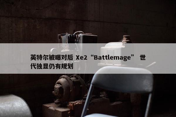 英特尔被曝对后 Xe2“Battlemage” 世代独显仍有规划