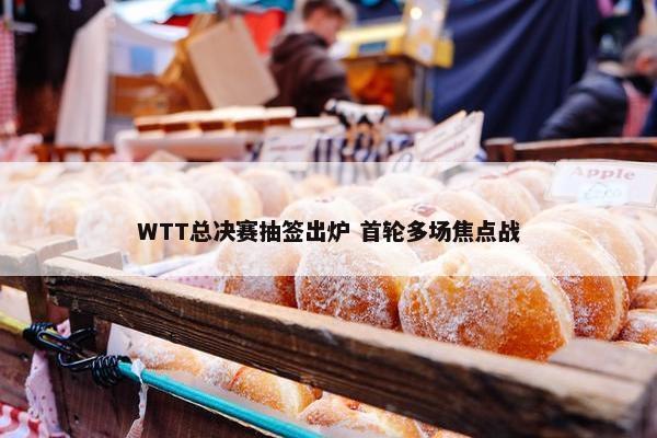 WTT总决赛抽签出炉 首轮多场焦点战