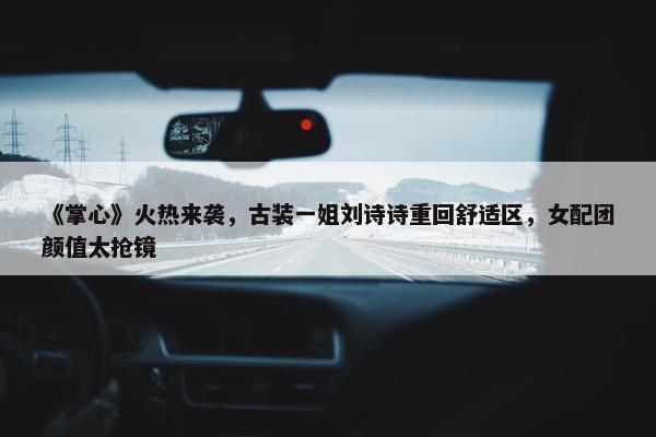 《掌心》火热来袭，古装一姐刘诗诗重回舒适区，女配团颜值太抢镜