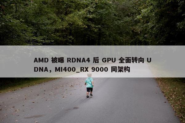 AMD 被曝 RDNA4 后 GPU 全面转向 UDNA，MI400_RX 9000 同架构