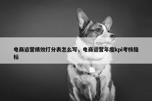 电商运营绩效打分表怎么写，电商运营年度kpi考核指标