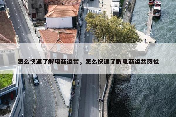 怎么快速了解电商运营，怎么快速了解电商运营岗位