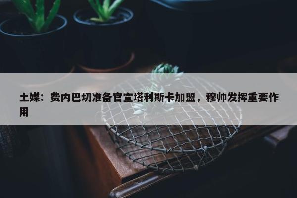 土媒：费内巴切准备官宣塔利斯卡加盟，穆帅发挥重要作用