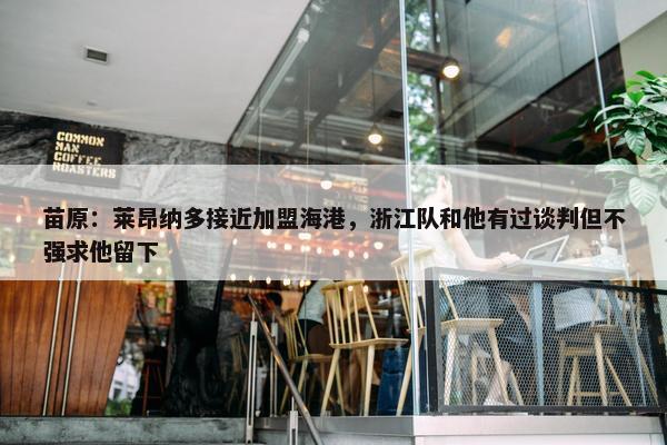 苗原：莱昂纳多接近加盟海港，浙江队和他有过谈判但不强求他留下