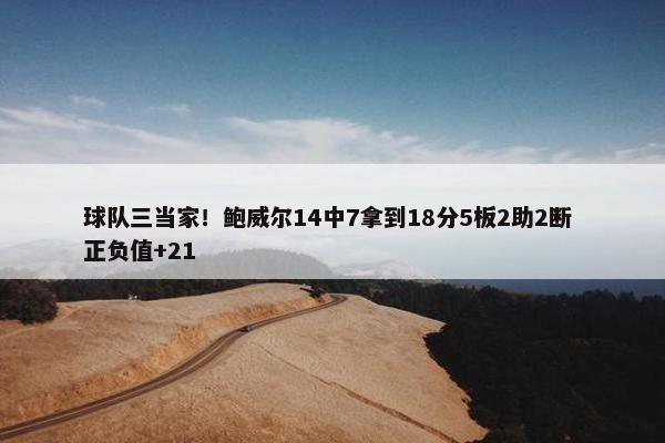 球队三当家！鲍威尔14中7拿到18分5板2助2断 正负值+21