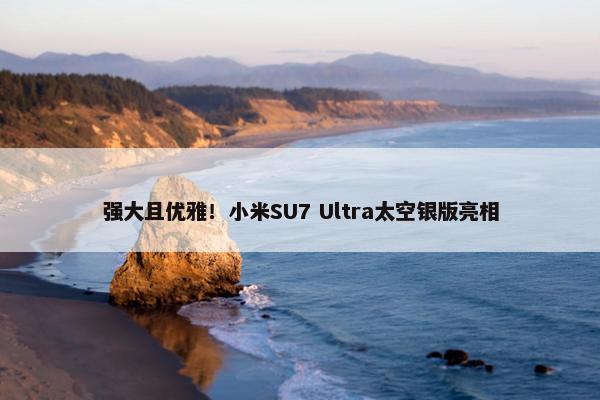 强大且优雅！小米SU7 Ultra太空银版亮相