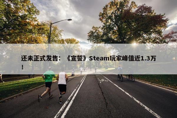 还未正式发售：《宣誓》Steam玩家峰值近1.3万！