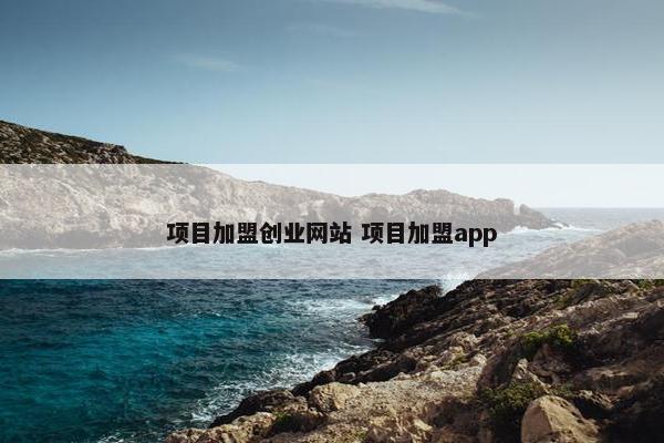 项目加盟创业网站 项目加盟app