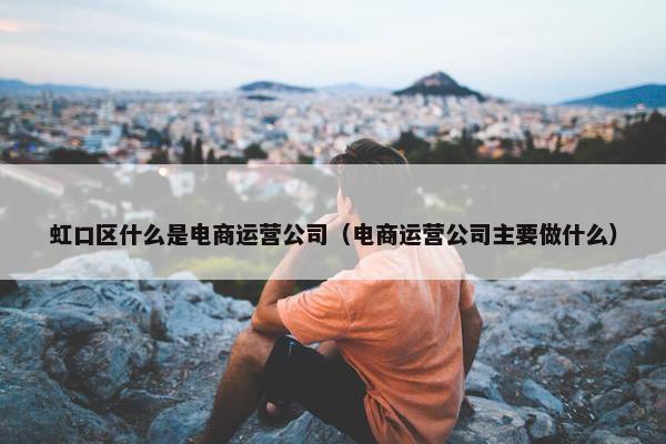 虹口区什么是电商运营公司（电商运营公司主要做什么）