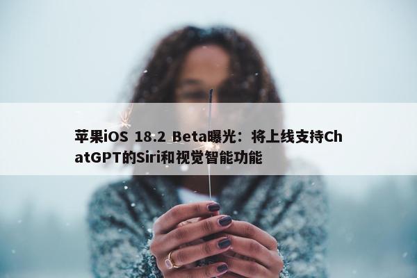 苹果iOS 18.2 Beta曝光：将上线支持ChatGPT的Siri和视觉智能功能