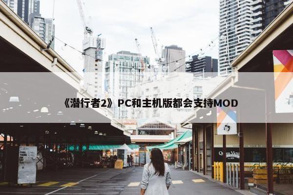 《潜行者2》PC和主机版都会支持MOD