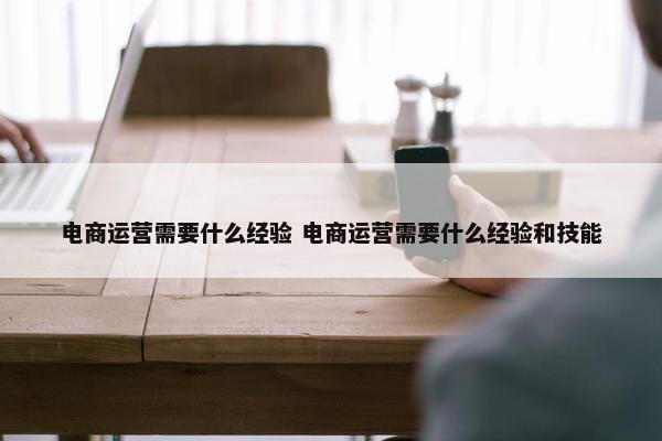 电商运营需要什么经验 电商运营需要什么经验和技能