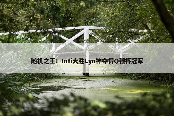 随机之王！Infi大胜Lyn神夺得Q强杯冠军