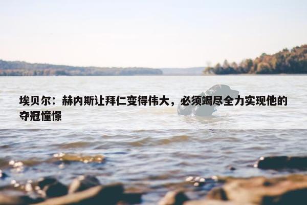 埃贝尔：赫内斯让拜仁变得伟大，必须竭尽全力实现他的夺冠憧憬