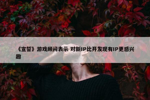 《宣誓》游戏顾问表示 对新IP比开发现有IP更感兴趣