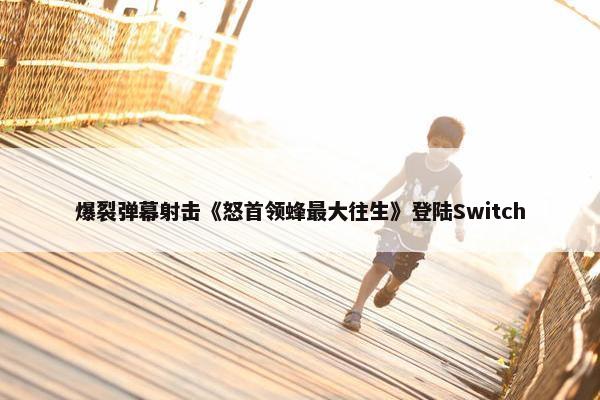 爆裂弹幕射击《怒首领蜂最大往生》登陆Switch