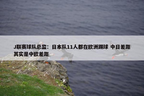 J联赛球队总监：日本队11人都在欧洲踢球 中日差距其实是中欧差距