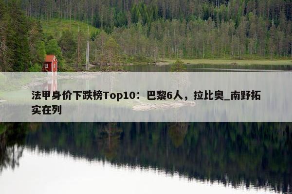 法甲身价下跌榜Top10：巴黎6人，拉比奥_南野拓实在列