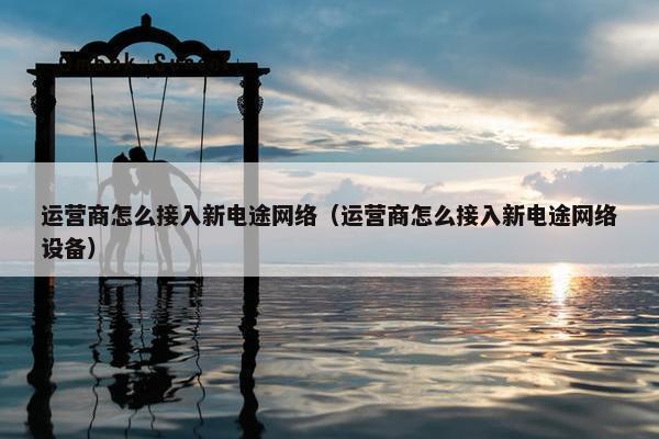 运营商怎么接入新电途网络（运营商怎么接入新电途网络设备）