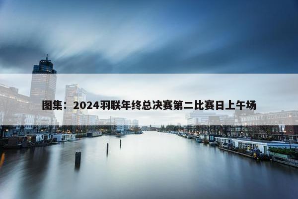 图集：2024羽联年终总决赛第二比赛日上午场