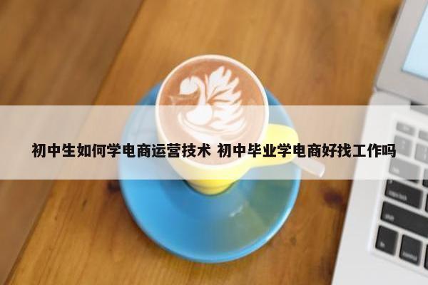 初中生如何学电商运营技术 初中毕业学电商好找工作吗