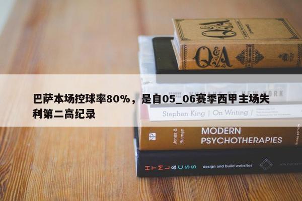 巴萨本场控球率80%，是自05_06赛季西甲主场失利第二高纪录