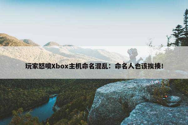 玩家怒喷Xbox主机命名混乱：命名人也该挨揍！