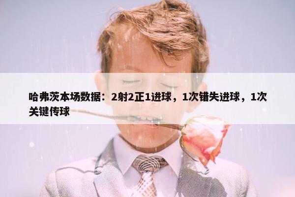 哈弗茨本场数据：2射2正1进球，1次错失进球，1次关键传球