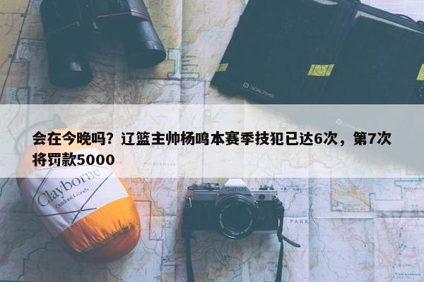 会在今晚吗？辽篮主帅杨鸣本赛季技犯已达6次，第7次将罚款5000