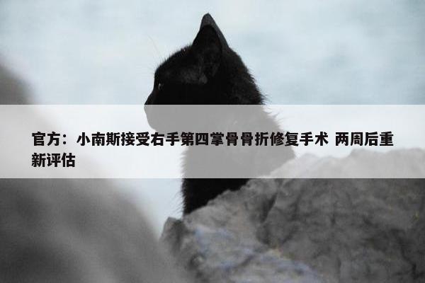 官方：小南斯接受右手第四掌骨骨折修复手术 两周后重新评估