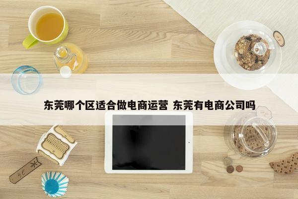 东莞哪个区适合做电商运营 东莞有电商公司吗