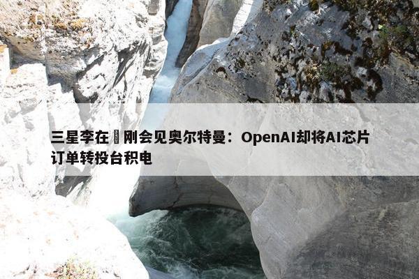 三星李在镕刚会见奥尔特曼：OpenAI却将AI芯片订单转投台积电