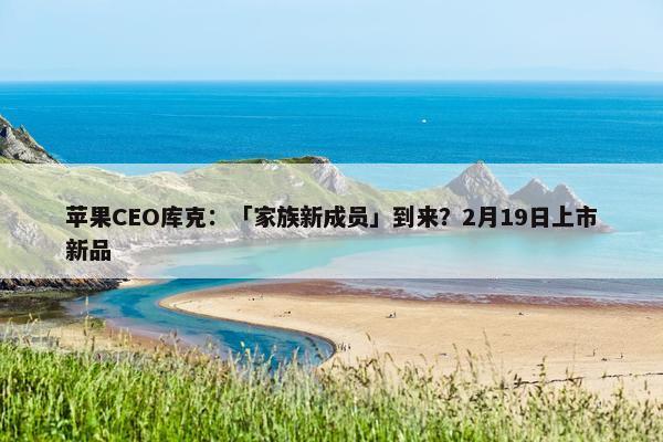 苹果CEO库克：「家族新成员」到来？2月19日上市新品