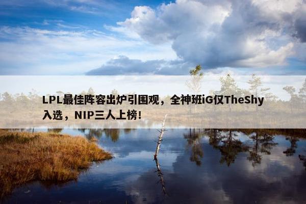 LPL最佳阵容出炉引围观，全神班iG仅TheShy入选，NIP三人上榜！