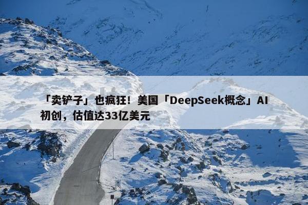 「卖铲子」也疯狂！美国「DeepSeek概念」AI初创，估值达33亿美元