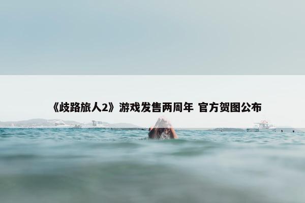 《歧路旅人2》游戏发售两周年 官方贺图公布