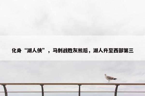 化身“湖人侠”，马刺战胜灰熊后，湖人升至西部第三